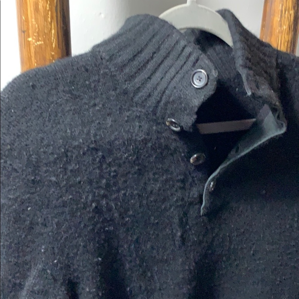 Ralph Lauren purple label cashmere sweater suede